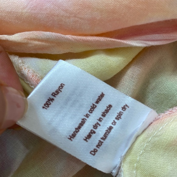 Tiare Hawaii Dahlia Maxi Tie Dye Dress size Small Medium - Picture 9 of 17